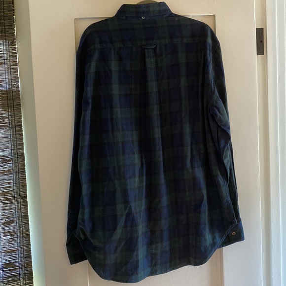 Men’s Sunny Sports Japan Plaid Long Sleeve Button Down Shirt Sz 44 - Picture 3 of 5